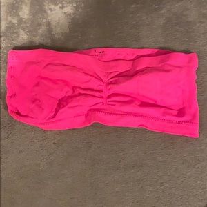 hot pink bandeau